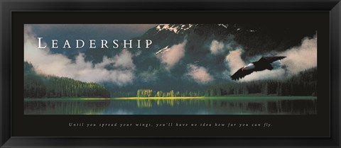 Framed Leadership-Eagle Print