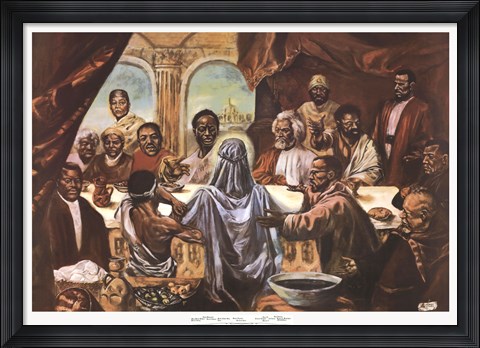 Framed Last Supper Print