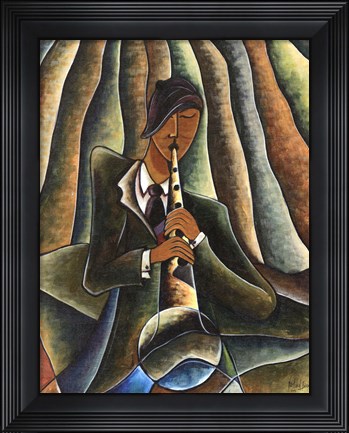 Framed Blues Print