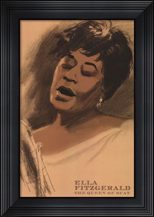 Framed Ella Fitzgerald Print