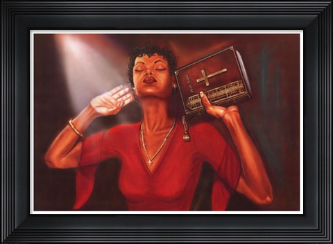 Framed I Hear You Lord Print