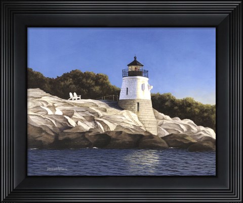 Framed Castle Hill Light Print