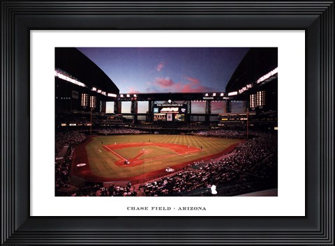 Framed Chase Field, Arizona Print