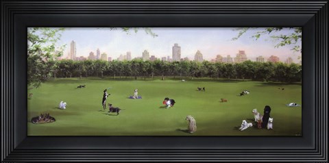 Framed Sunday in the Park Print