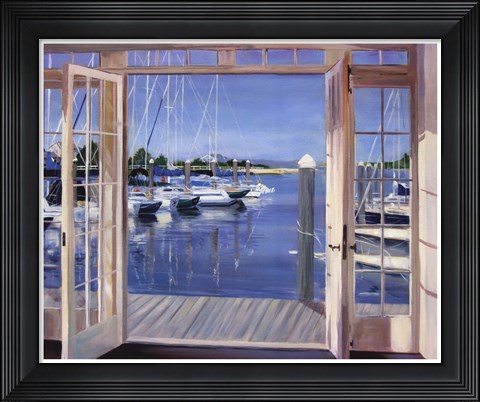 Framed Reflections, Marina Mill Creek Print