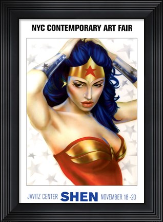 Framed Wonder Woman Print