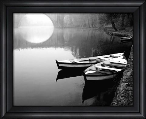 Framed Moonlit Morning Print