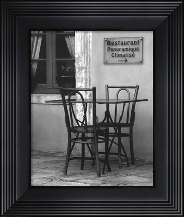 Framed Table for Two Print