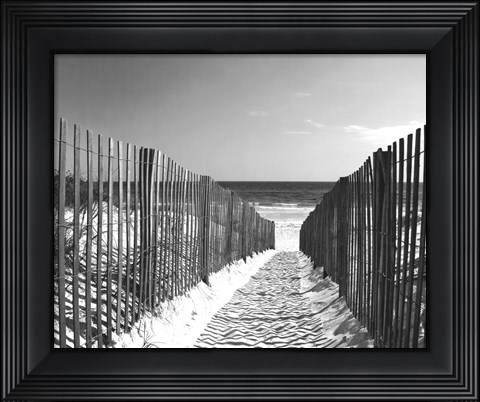 Framed Coastal Path Print