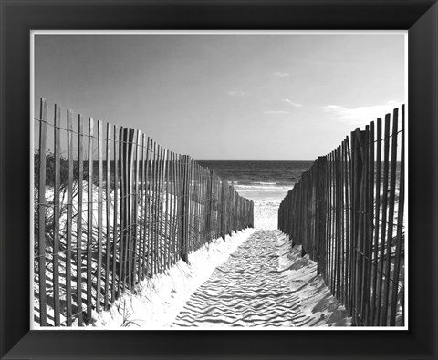 Framed Coastal Path Print