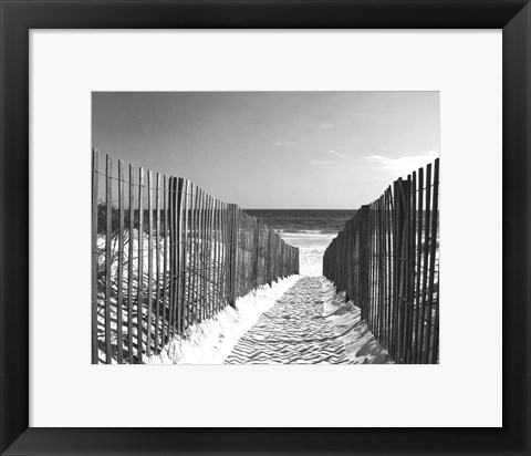 Framed Coastal Path Print