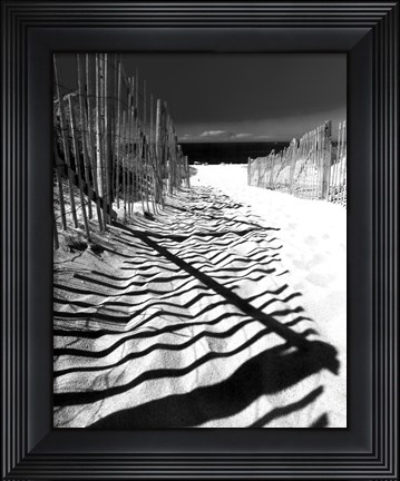 Framed Shadowed Pathway Print