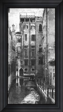 Framed Venetian Canal Print