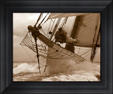 Framed Breaking the Waves Print