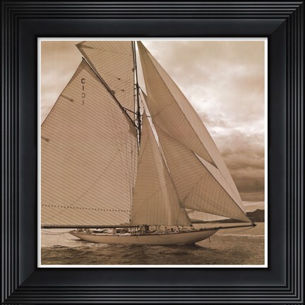 Framed All Sails Unfurled Print