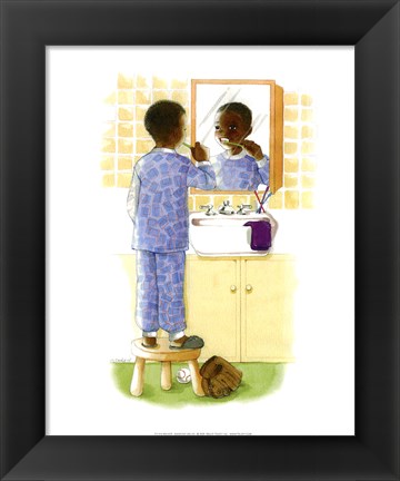 Framed Sunshine Smiles (Boy) Print