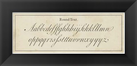 Framed Manuscript Sampler II Print