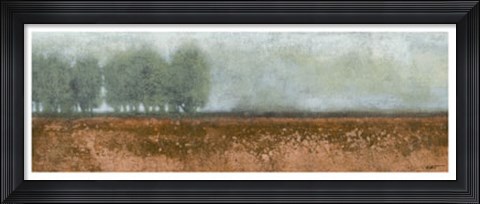 Framed Blue Fog I Print