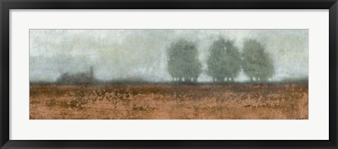 Framed Blue Fog II Print