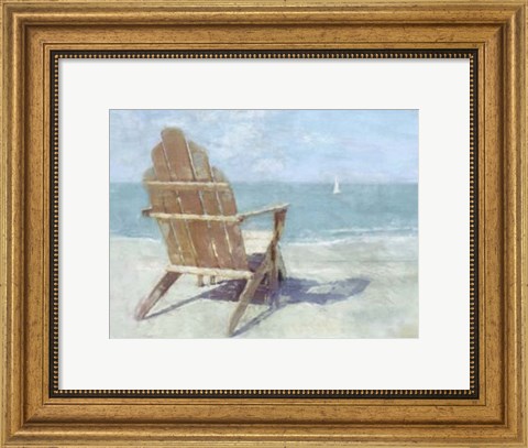 Framed Beach Lookout II Print