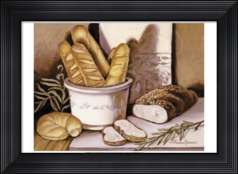 Framed Bread Study Print