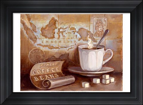 Framed Finest Coffee Beans Print