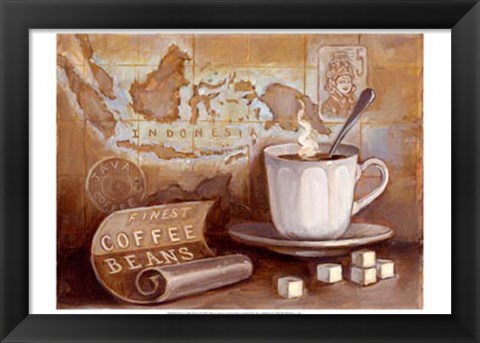 Framed Finest Coffee Beans Print