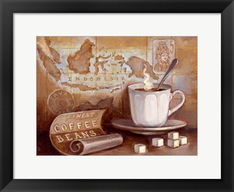 Framed Finest Coffee Beans Print