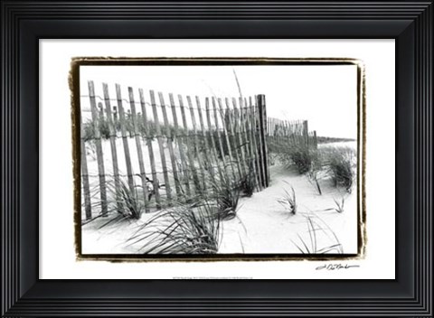 Framed Beach Scape III Print