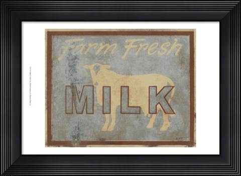 Framed Milk Print