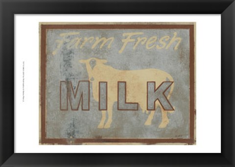 Framed Milk Print