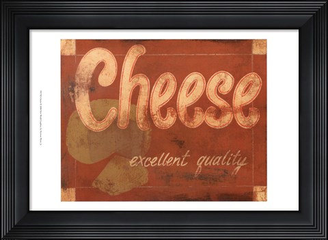 Framed Cheese Print