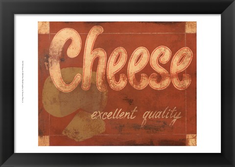 Framed Cheese Print