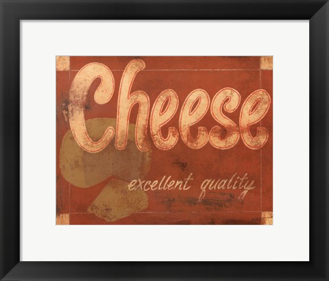 Framed Cheese Print