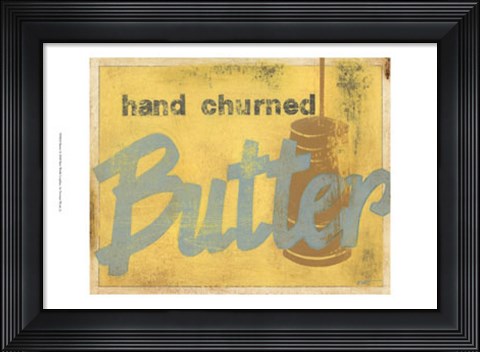 Framed Butter Print