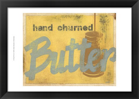 Framed Butter Print
