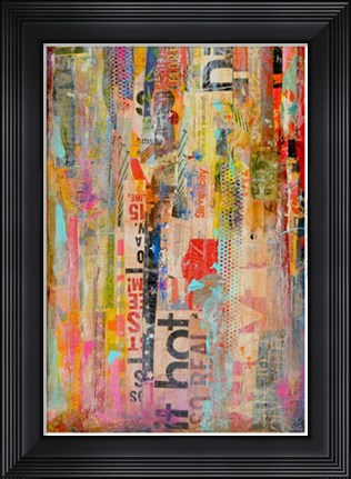 Framed Metro Mix I Print