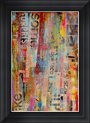 Framed Metro Mix II Print