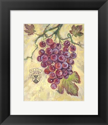 Framed Merlot Print