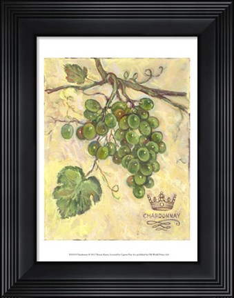 Framed Chardonnay Print