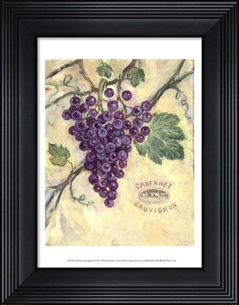 Framed Cabernet Sauvignon Print