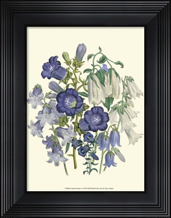 Framed Florals I Print