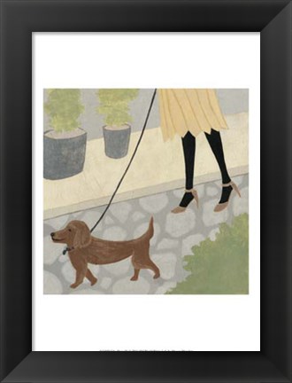 Framed City Dogs IV Print
