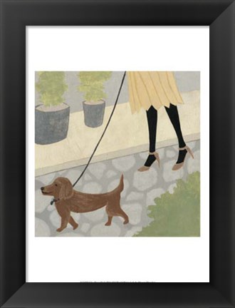 Framed City Dogs IV Print