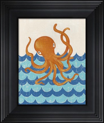 Framed Truman&#39;s Voyage II Print