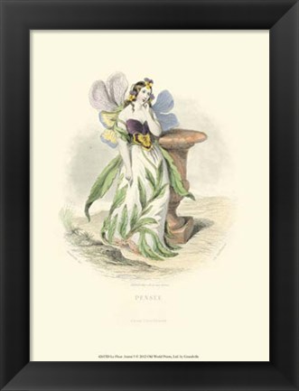 Framed Le Fleur AnimT I Print