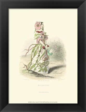 Framed Le Fleur AnimT II Print