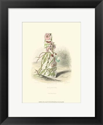 Framed Le Fleur AnimT II Print