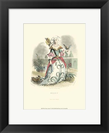 Framed Le Fleur AnimT V Print