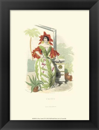 Framed Le Fleur AnimT VI Print